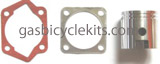 66cc piston with gasket