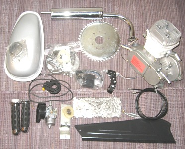 66cc chrome bicycle motor kit